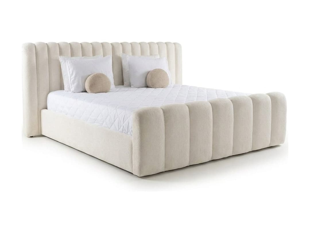 Gestoffeerd bed Noor Beige 160x200 cm