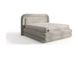 Opbergboxspring Fenna Zand/Grijs