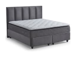 Opbergboxspring Britt Antraciet 140x200 cm