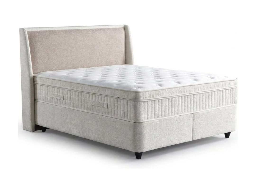 Opbergboxspring Ada Beige 140x200 cm