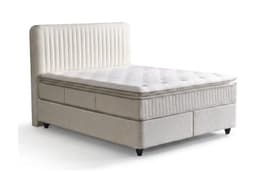 Opbergboxspring Bregje Beige 140x200 cm