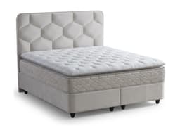 Opbergboxspring Dana Beige 140x200 cm