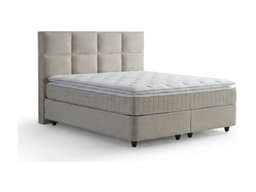 Opbergboxspring Olivia Beige 140x200 cm