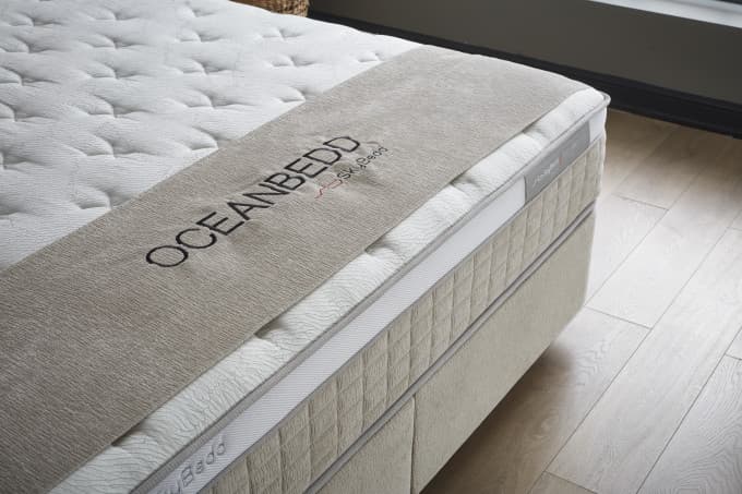 Opbergboxspring Olivia Beige 140x200 cm