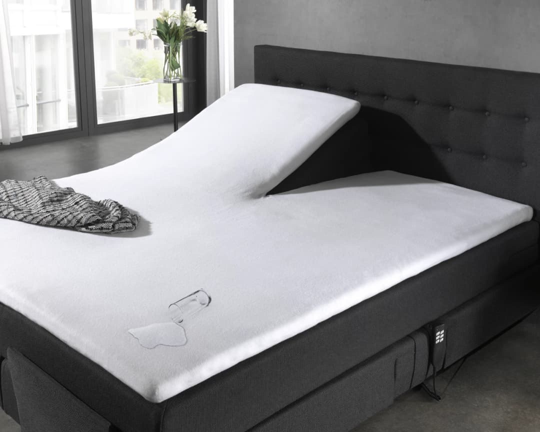 Waterdichte splittopper molton Stan 140x200 cm