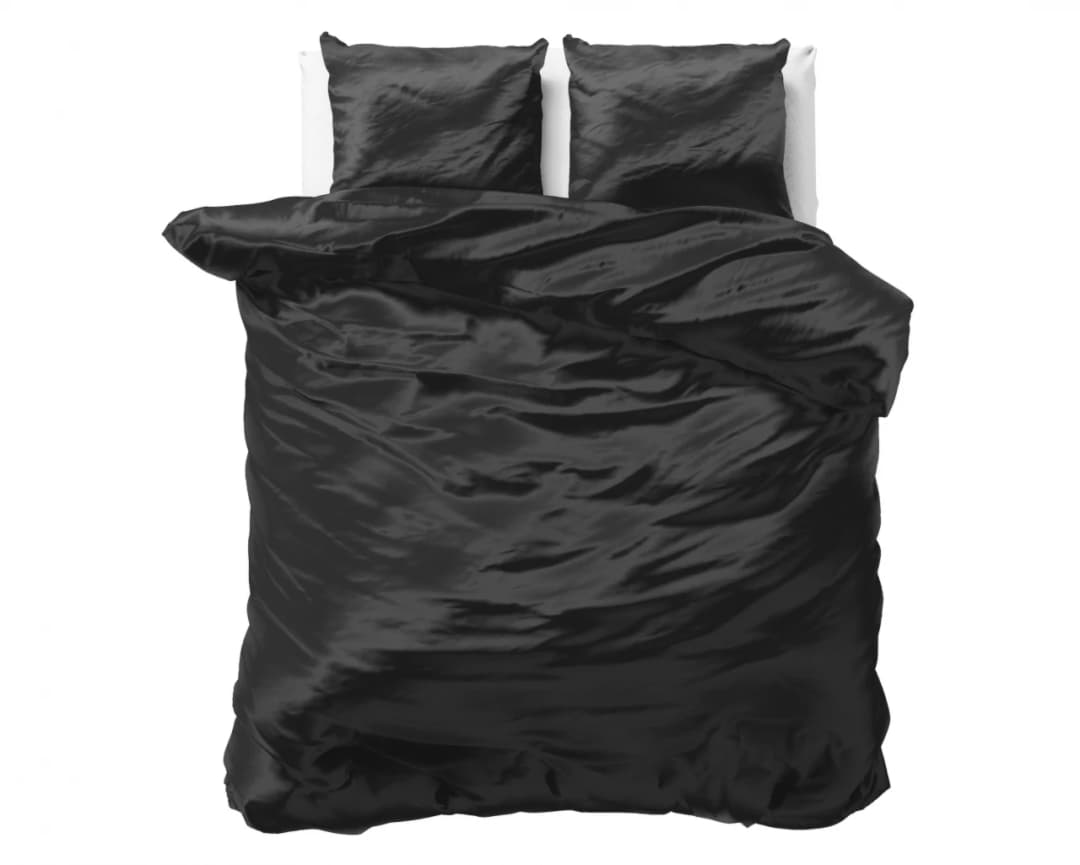 Dekbedovertrek Bries Zwart 140x200/220 cm
