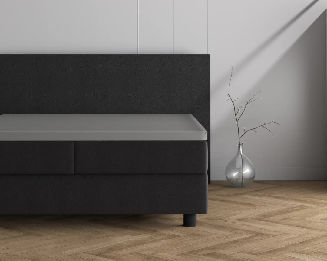 Hoeslaken Kees Zwart 90x200/220 cm