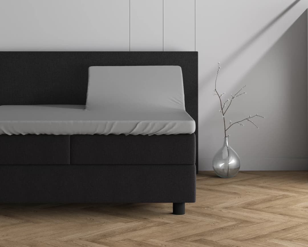 Hoeslaken Kalle Zwart 160x200/220 cm
