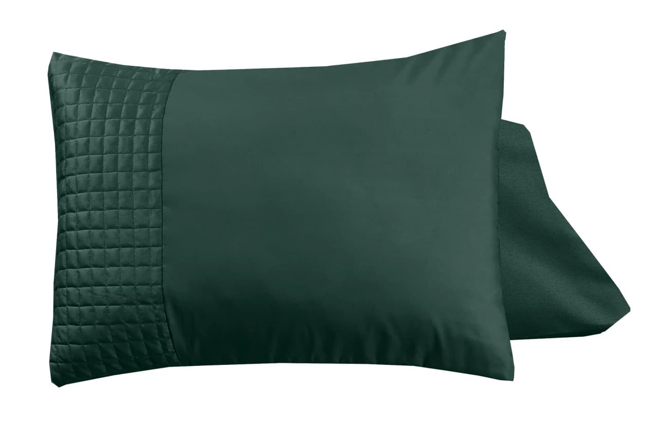 Kussenslopen Manu (set van 2) — Groen