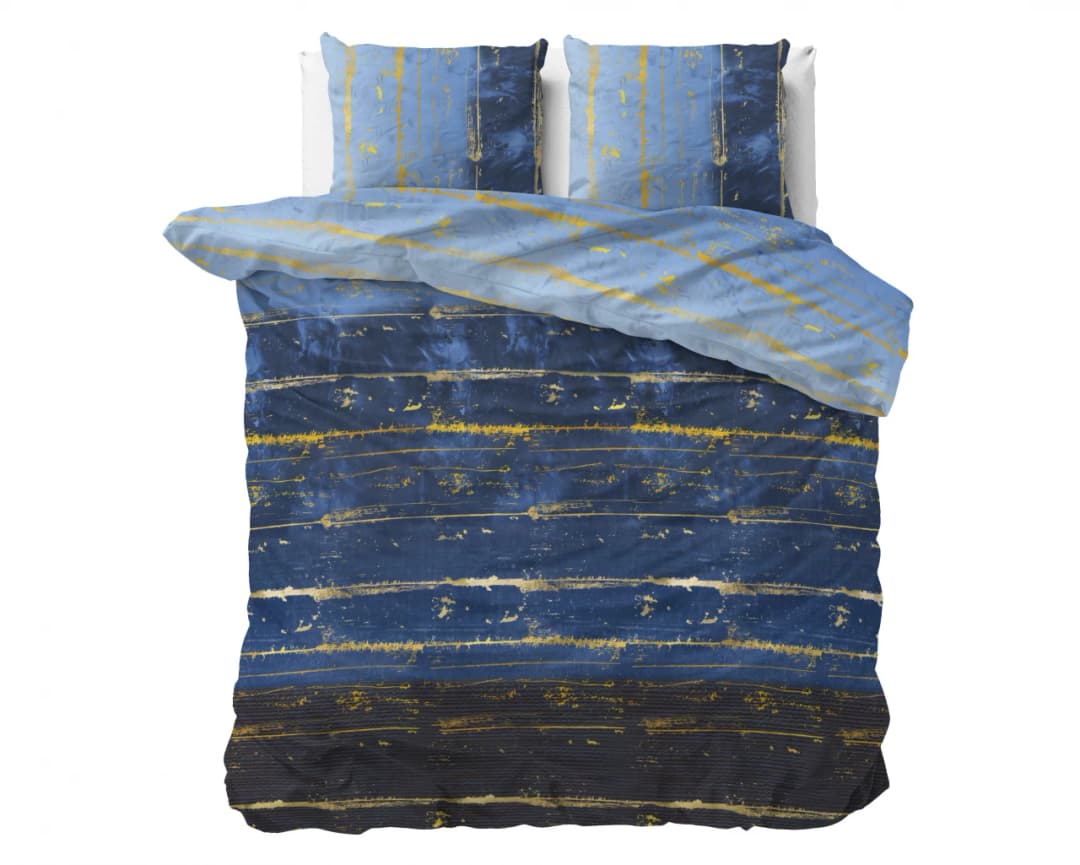 Dekbedovertrek Deen Blauw 140x220 cm