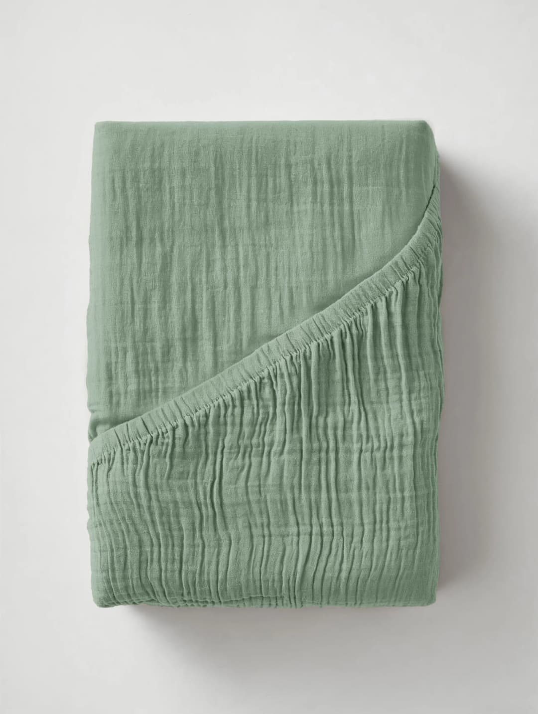 Hoeslaken Kootje Groen 90x200 cm