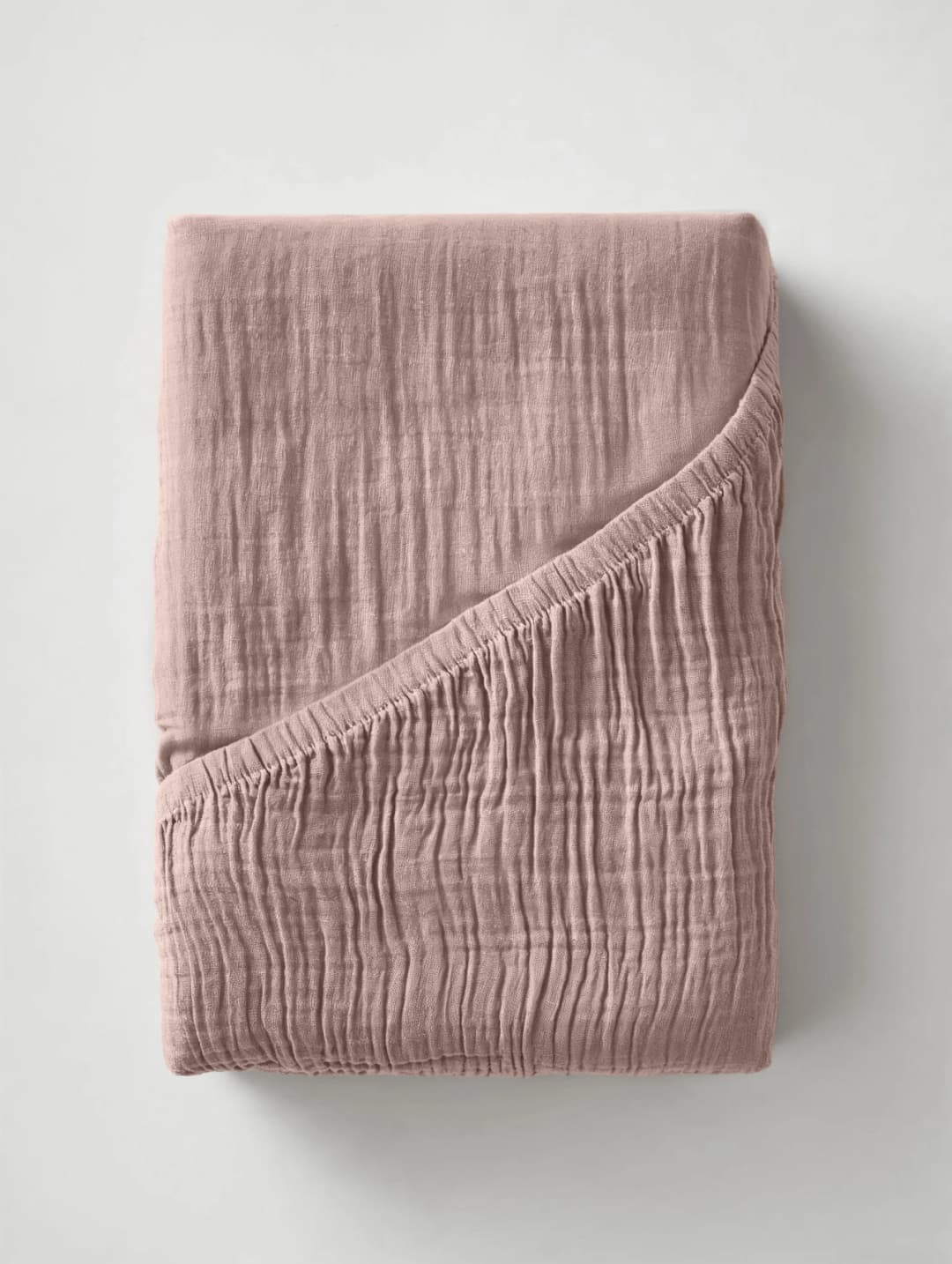 Hoeslaken Kootje Blush roze 90x200 cm