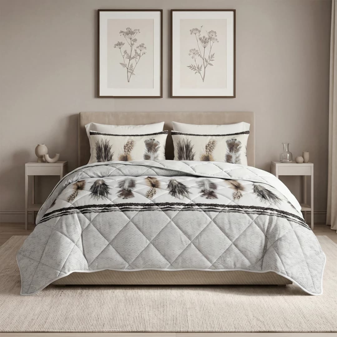 Wasbaar dekbed Fay veren 140x200 cm